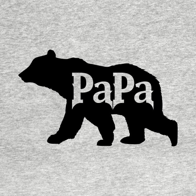 Funny Bear Papa Gift For Father On Father's Day by Merricksukie3167